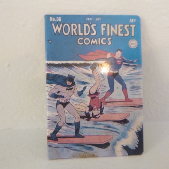 2 SUPERMAN FRIDGE MAGNETS VINTAGE COMICS w/BONUS SUPERBALL - Picture 10 of 14